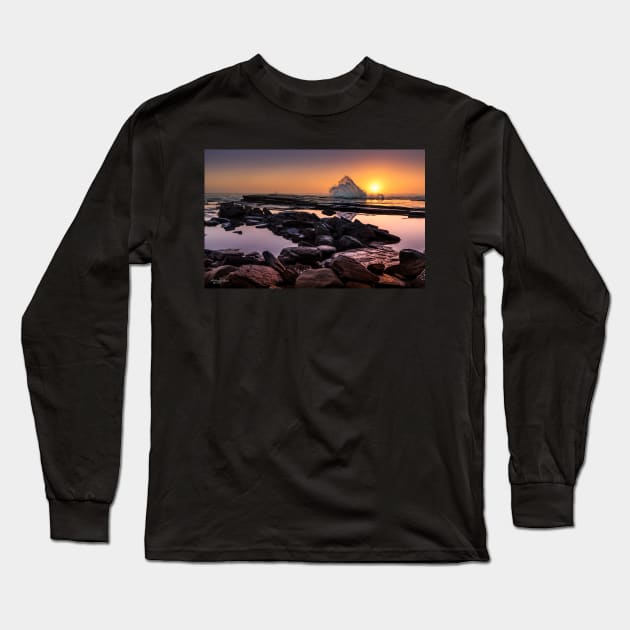 Sunrise Splash Long Sleeve T-Shirt by lordveritas